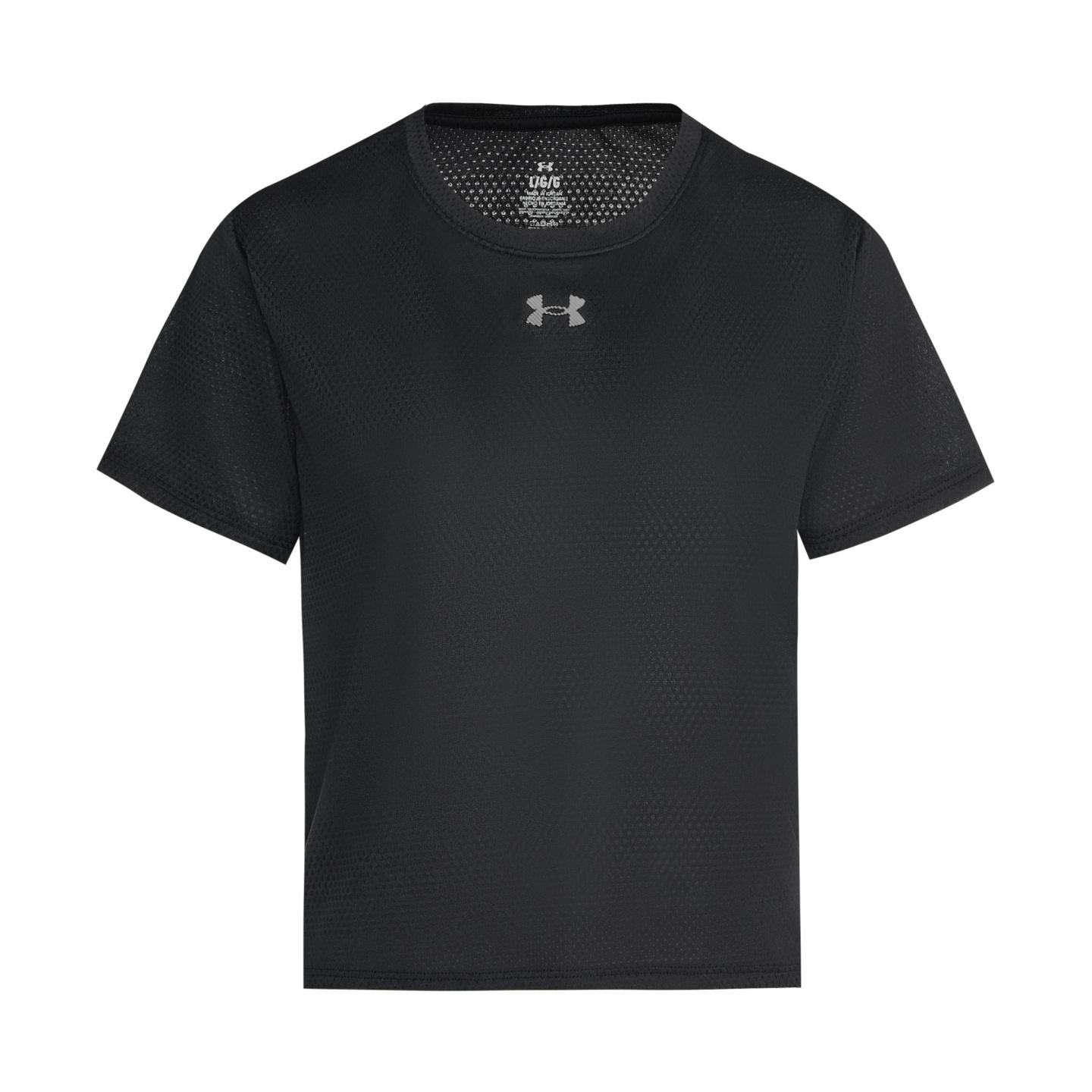 

Under Armour Velociti Solid Jacquard Running Quick-Dry Soft Comfortable Simple Loose Logo Short Sleeve T-Shirt Women tops 6009540-001 XL