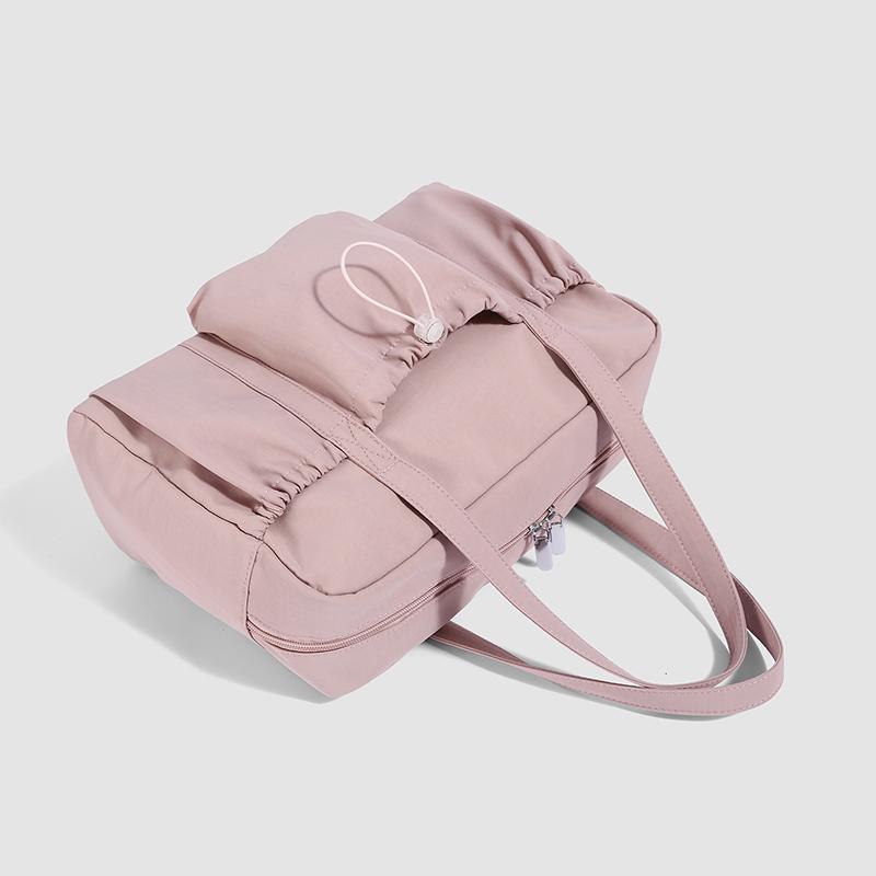Womens Nylon Tote Bag Large Capacity Casual Shoulder Handbag for Work Travel