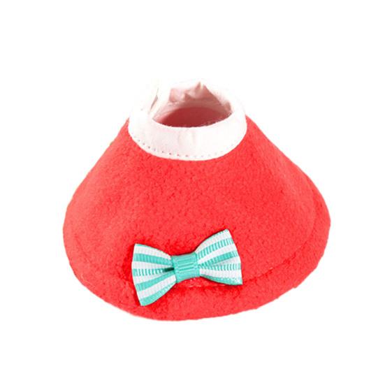 Birds Cone Collar Parrots Anti-bite Elizabethan Collar with Bow Feather Plucking Prevention Wound Healing Safety Protective Recovery Cone for