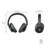 Tronsmart Sounfii Q20S ANC Headphones, Hybrid Noise Cancellation 40dB, 60H Playtime, Hi-Res Audio, Bluetooth 5.3, APP Control, Dual Device Pairing