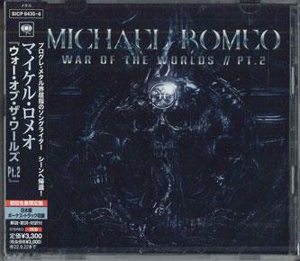 

CD MICHAEL ROMEO - War Of The Worlds // Pt.2 SICP6435PROMO SONY Japan Obi Rock Used
