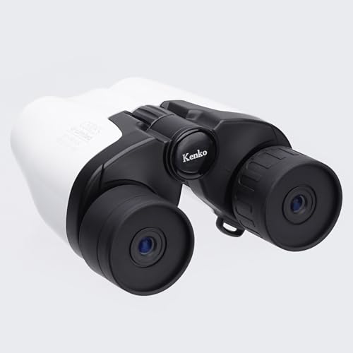 Kenko CERES G Limited 18-100x28 Zoom Binoculars, Porro Prism Type, 18-100x Magnification, 28mm Aperture, Tripod Mount, White, 421932