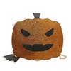 Halloween Pumpkin Bag Spooky Pumpkin Purse Crossbody Pumpkin Bag with Chain Shoulder Strap for Parties or Trick-or-Treating