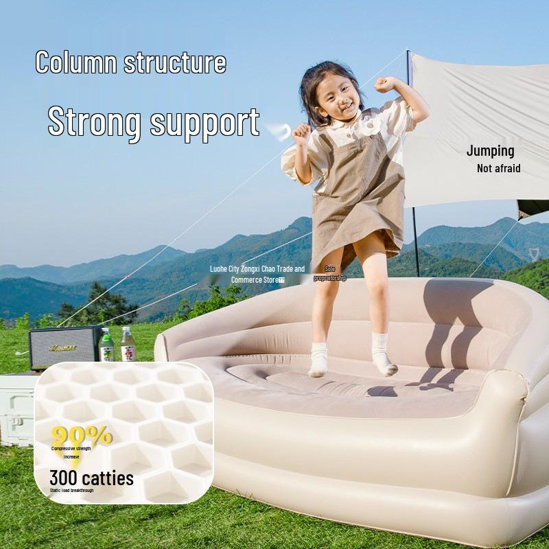 Automatic Inflatable Sofa - Outdoor Camping Double Air Cushion Mattress for Music Festivals