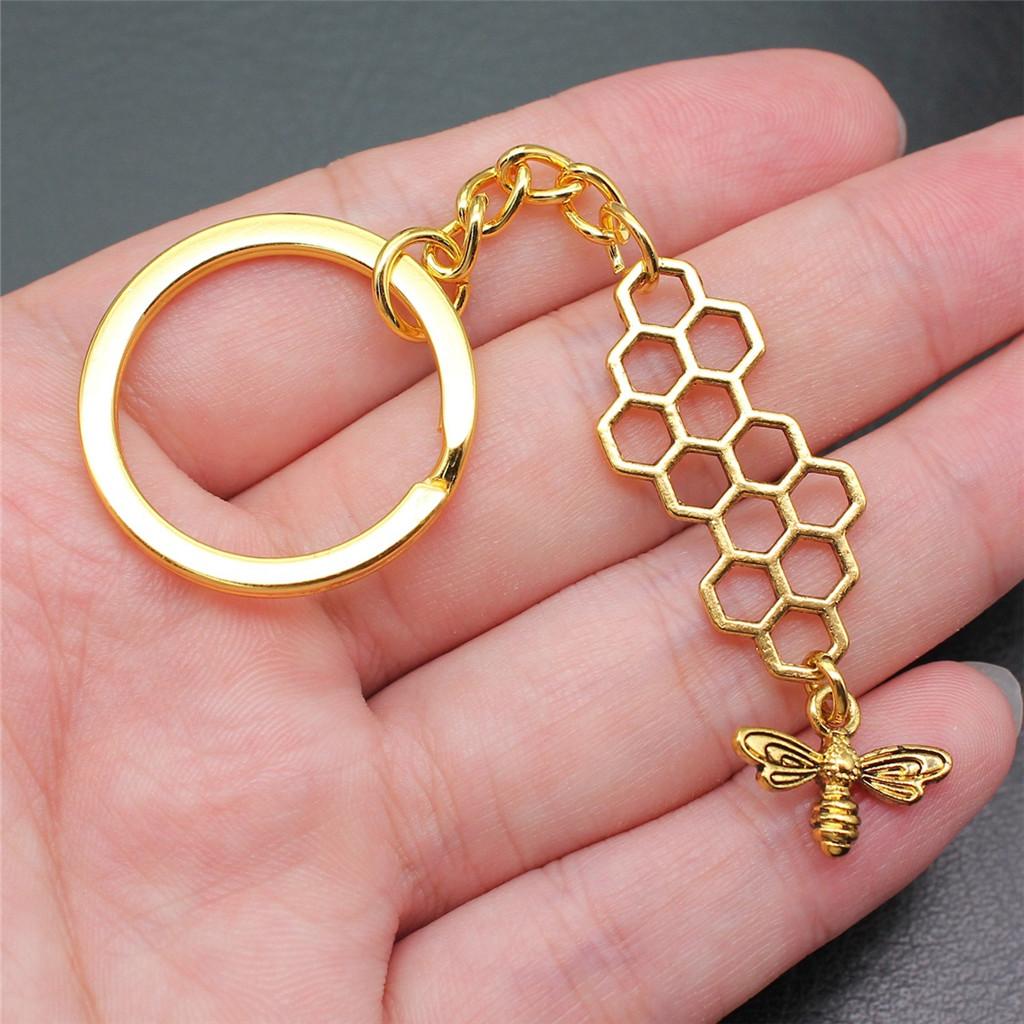 Bee Butterfly Garden Insect Keychain for Friends Hot Sale Modern Bridesmaid Gift Dainty Daily Use Accessory
