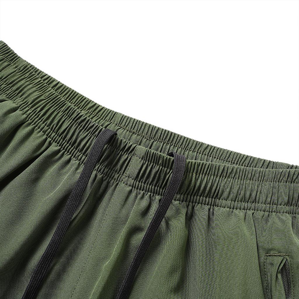 Men's Athletic Shorts Summer Five Inch Inseam Lightweight Stretch Quick Dry Training Running Workout Shorts with Pockets Drawstring Waistband