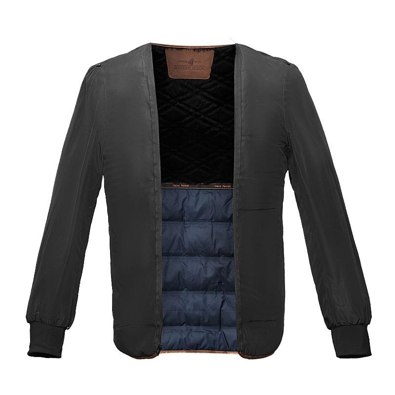 Double-sided cashmere coat men's mid-length business casual large size winter warm long-sleeved lining woolen coat