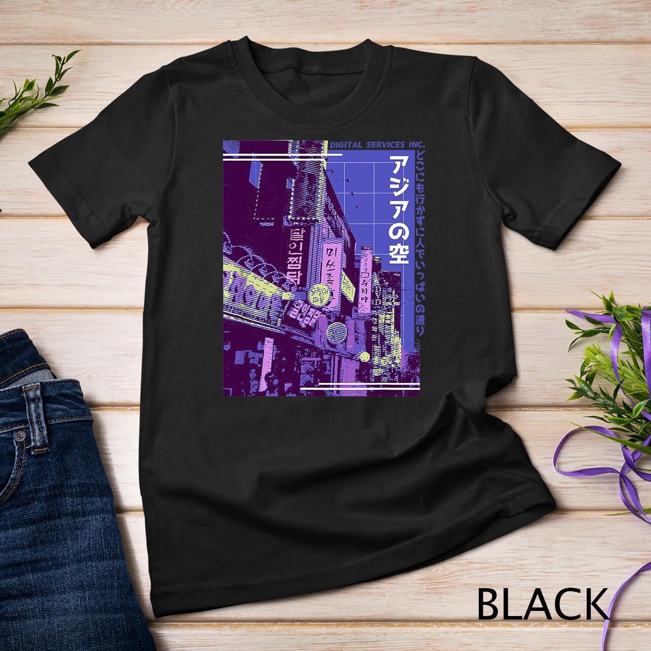 Aesthetic Style Vaporwave Japan Hip Hop 80s 90s Tokyo Osaka Unisex T-shirt S