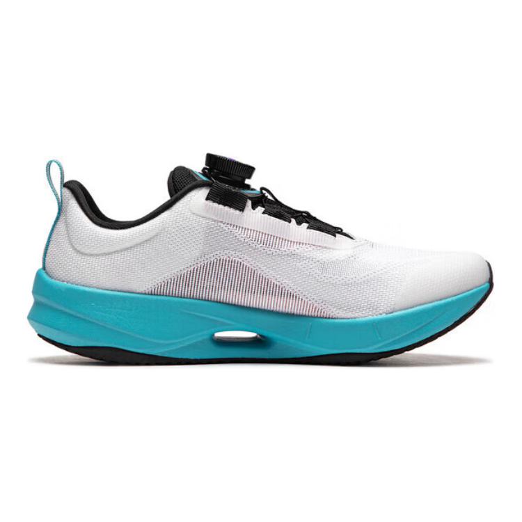 Li Ning Kids Ultra Light 21 Synthetic Leather Fabric Mesh Round Toe Reflective Shock Absorption Breathable Low Top Running Shoes YKFU012-15