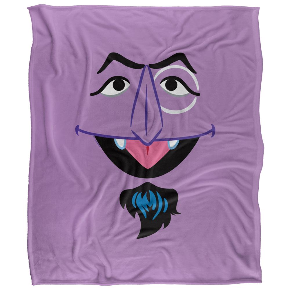 Sesame Street Face The Count Blanket