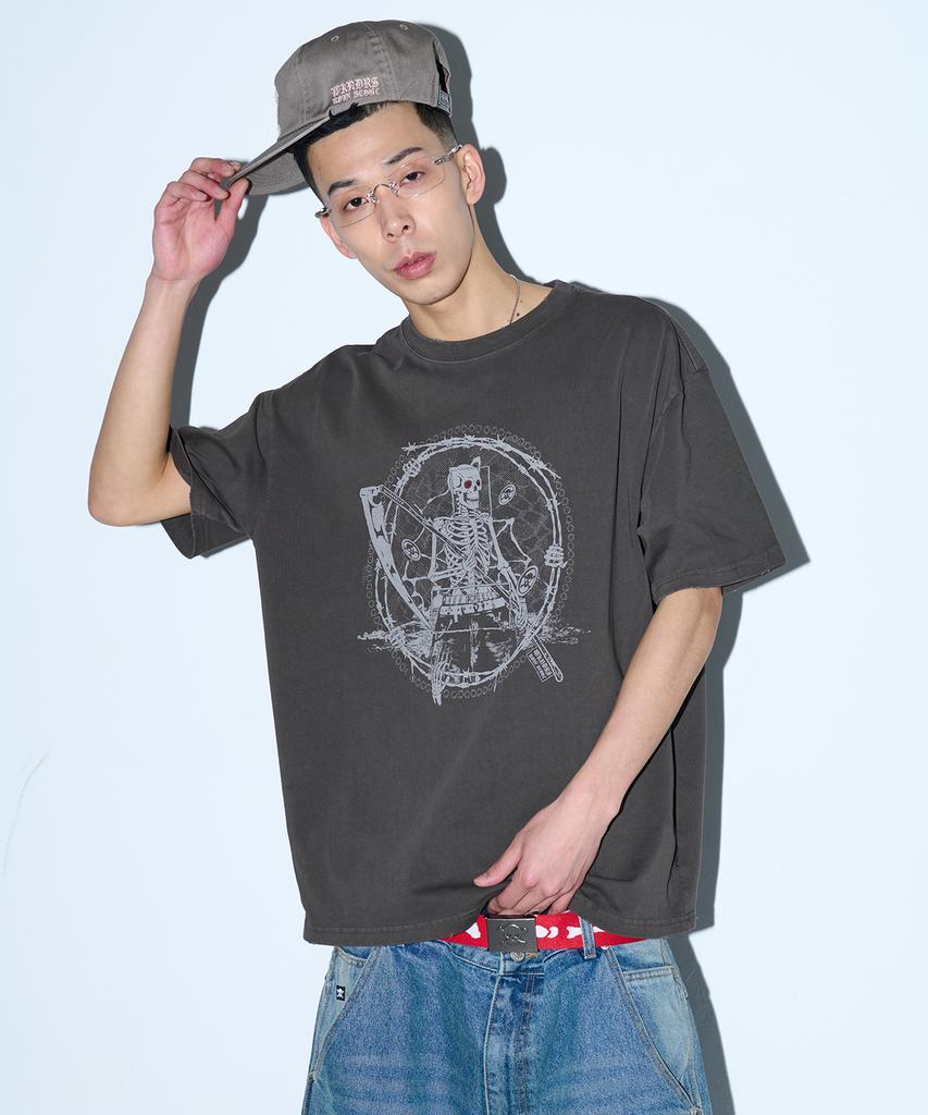 WKNDRS [Koin Seoul] Skull Cap (Brown)