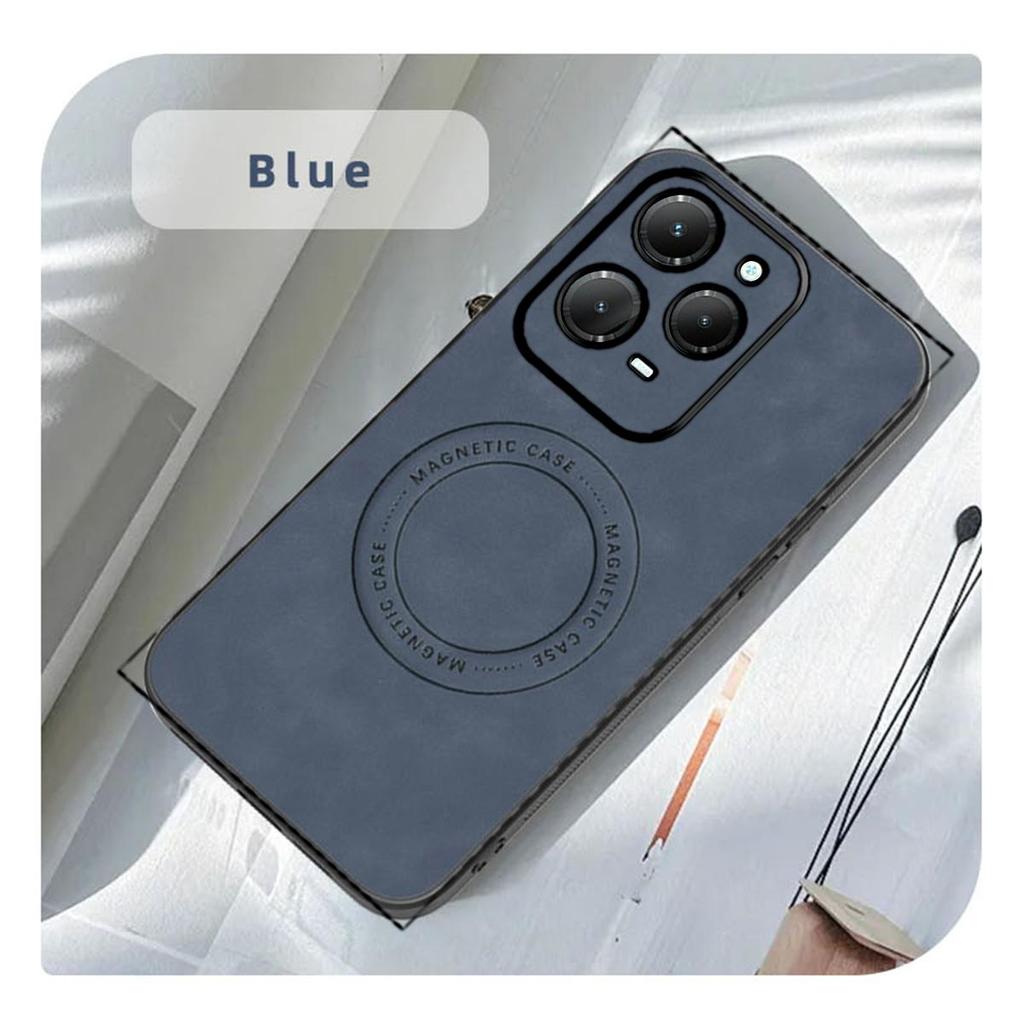 Premium Retro Leather Grain TPU Case for TECNO SPARK 20 Pro,infinix HOT 40 Pro Anti‑Drop Business Phone Shell