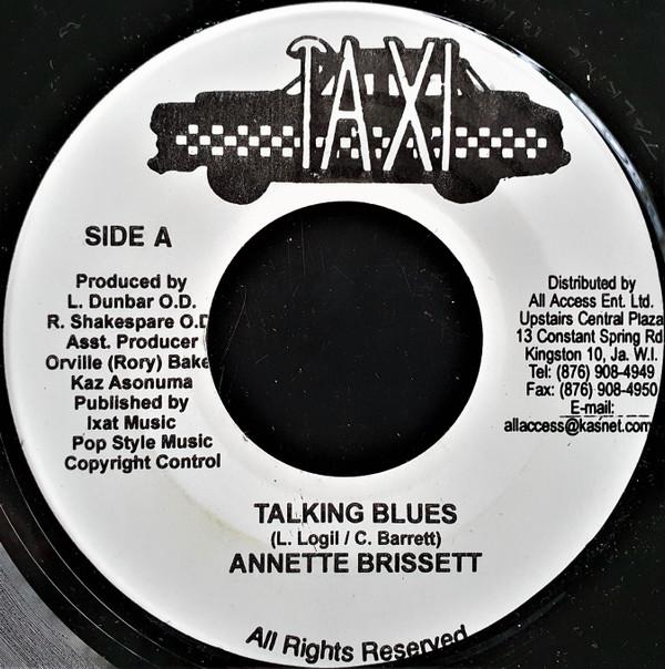 

7inch Record ANNETTE BRISSETT - Talking Blues NONE Taxi Jamaica Reggae, Ska & Dub Used