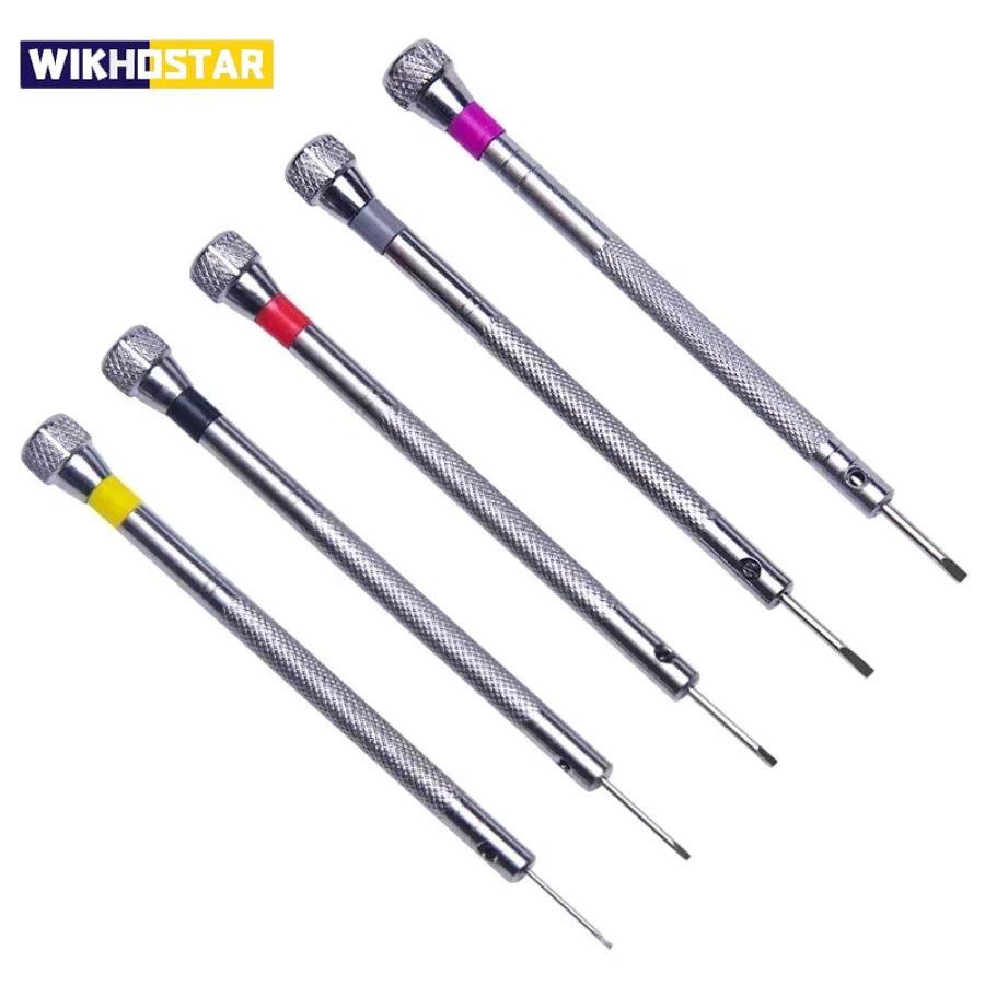 0.8-1.6mm Steel Screwdriver for Watch Repairing Portable Watch Tools Band Removal with Mini Link Pins Watchmaker Tools