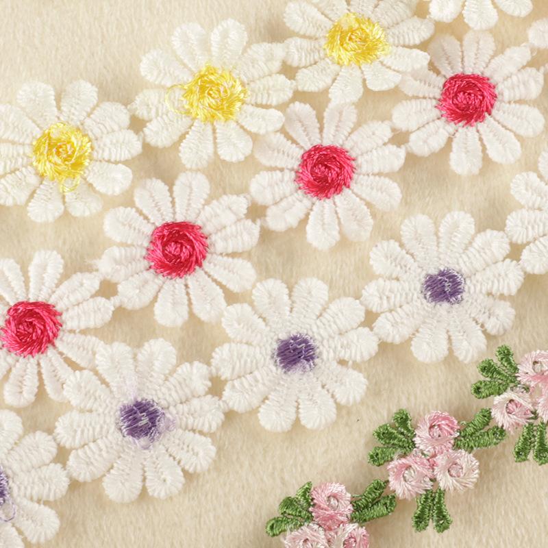 Embroidery Label Water Soluble Accessories Lace Cloth Sticker Lace Embroidery Flower Neck Strap Collar Choker Neck Chain Collarbone Chain Item
