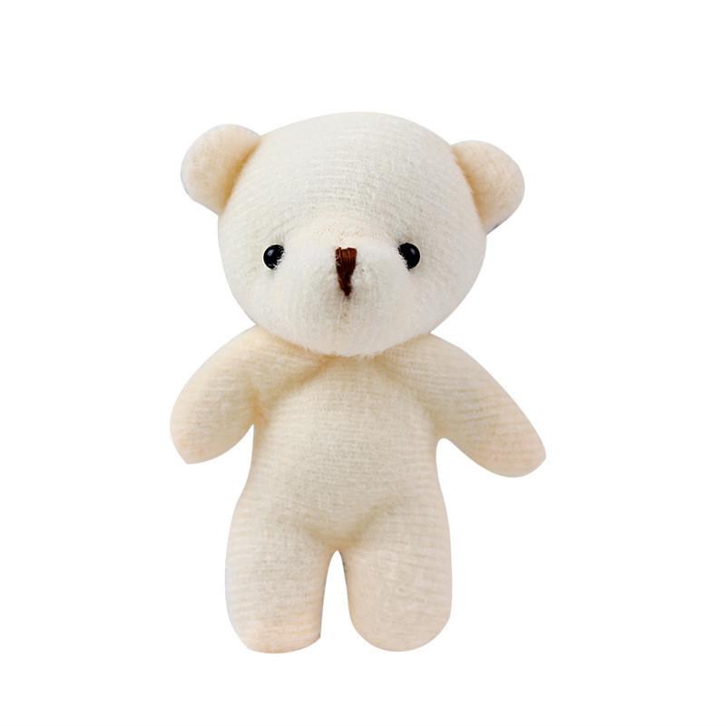 Adorable Mini Bear Plush Toy Beige Teddy Stuffed Animal Gift Cute Keychain