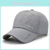 Trendy Hat Quick Drying Men Reflective Letters Breathable Spring Sun Protect