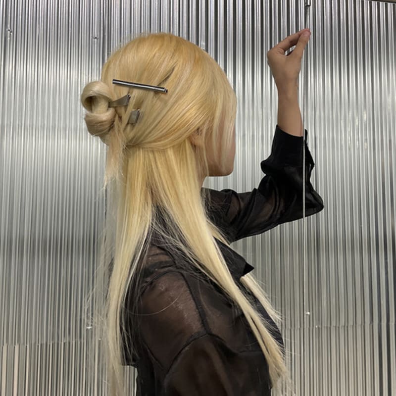 SENTIMENTS No.364 [silver] HAIR PIN 3SET TRIANGLE