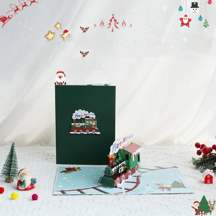 Handmade 3D Popup Greeting Card Christmas 3D Cards With Popup Colorful Designs And Matching Envelopes