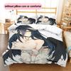 Set Copripiumino Trapuntato con Motivo Anime Federe Decorazione Casa Regalo di Compleanno (1 * copripiumino + 2 * federa, senza nucleo)