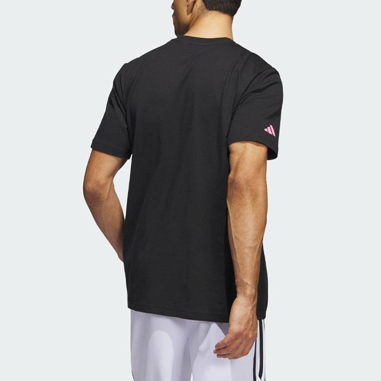 Adidas Metaverse Cartoon Print Basketball T-Shirt, Version 1 Men Tops Black IM4611