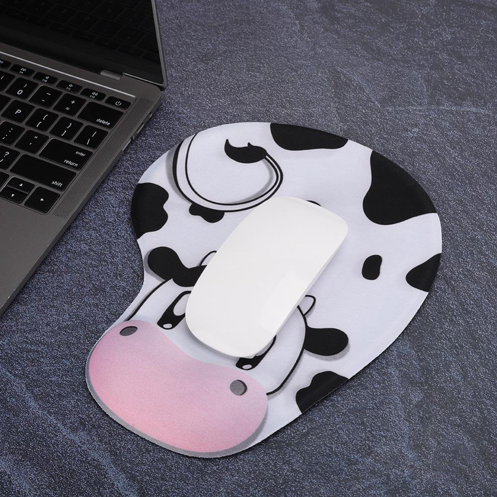 Cartoon Style Mouse Pad Singlesided Cartoon Wrist Protected Pad Computer Decoration  Office Gaming