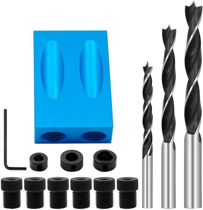 Drilling Jig - CZYDDD - 14 Pieces - Carbon Steel - Aluminum - 15 Degree Angle