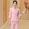 Women's Spring/Summer High-End Beautician Work Uniform for Spa, Salon, and Postpartum Care