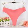 Seamless Low-Rise Sexy Women's Thong with Pure Cotton Crotch