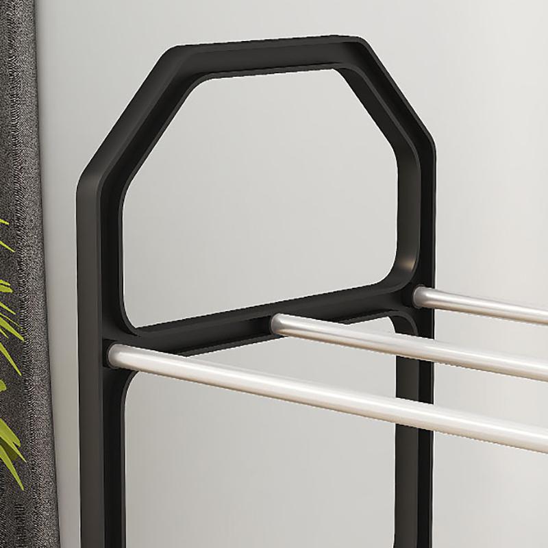 Simple  Shoe Rack 4-Layer Shoes Organizer Stand Holder Living Room Space Saving Modern Assembled Shoe Rack