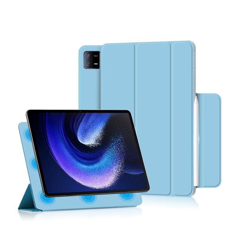 Magnetic Folio Case Pad 6 Max 14 Inch With Auto Sleep Wake Stand Protection Cover In PU Leather