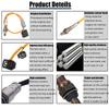 New Upstream Lambda Oxygen Sensor For Mazda 6 GG GY 2002 2003 2004 2005 2006 2007 1.8 2.0 2.3 LFH1-188G1 LFH1-18-8G1 LFH1188G1