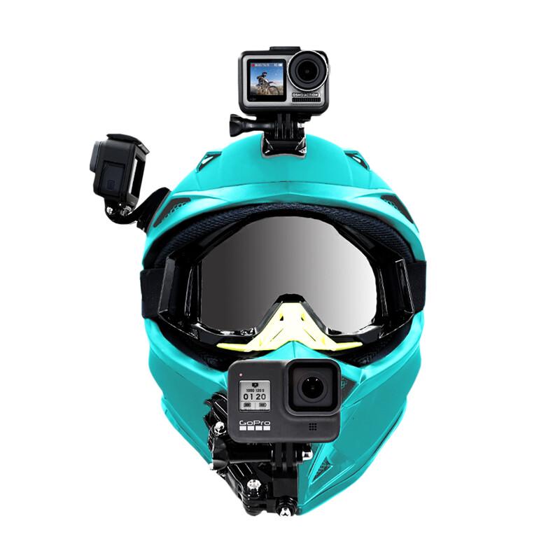 MAXCAM Motorcycle Helmet Chin Mount Kit for DJI Osmo Action & GoPro