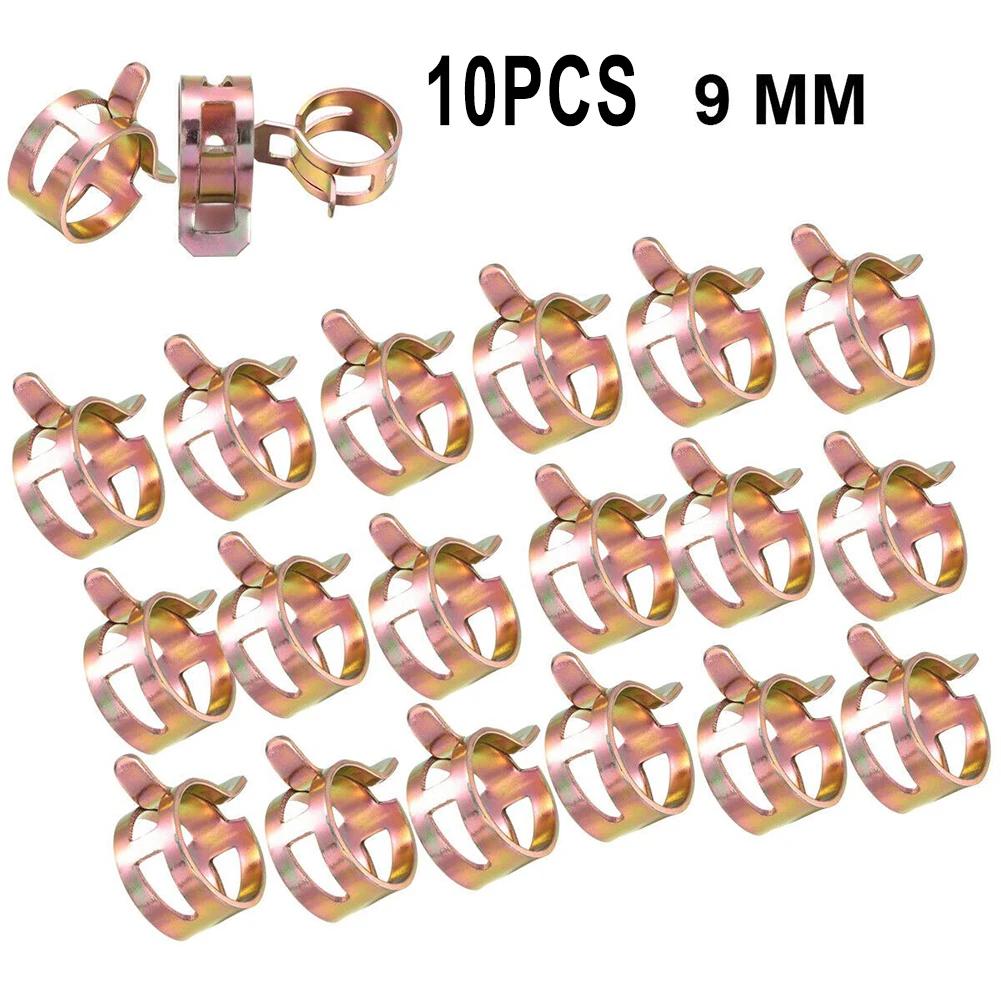10Pcs 5-16mm For Choose Fuel Spring Clip Vacuum Silicon Hose Clamp Autos Spring Clip Fuel Oil Water Tube Clamp