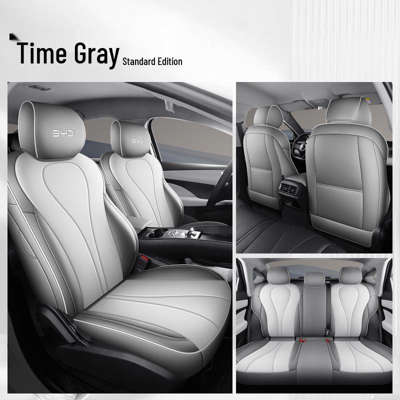 Pernițe pentru scaune auto din piele integrală, pentru toate anotimpurile, pentru BYD Seal 05DM-i - Potrivire universală pentru cinci locuri