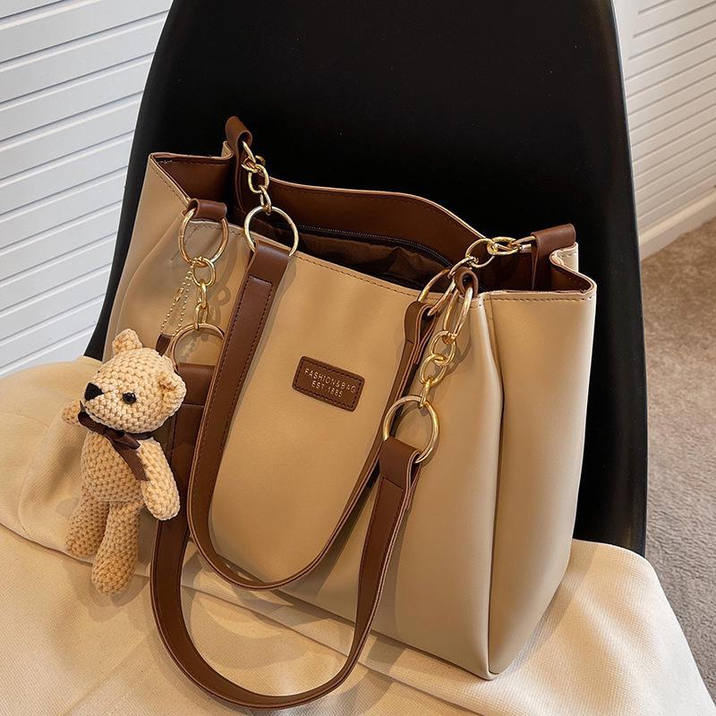 Damska letnia modna torba na ramię o dużej pojemności: Wszechstronna, Modna, Niszowa Torba o Teksturze