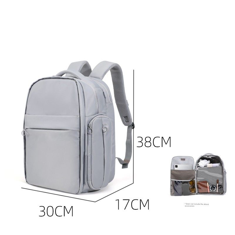 

Многофункциональный прозрачный мультяшный рюкзак Рюкзак Большой вместимости Съемный Студенческий школьный рюкзак Посадочная сумка Дорожный компьютерный рюкзак Женский Gray rain cover