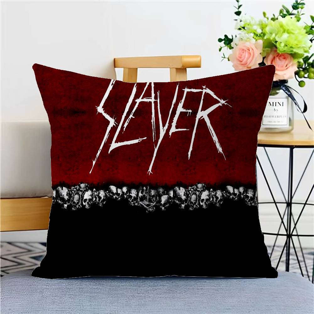 Band S-Slayer K-Kerry King 45*45cm Cushion Cover Pillow Cover Decor Pillowcase Home Pillowcase for Couch Pillow