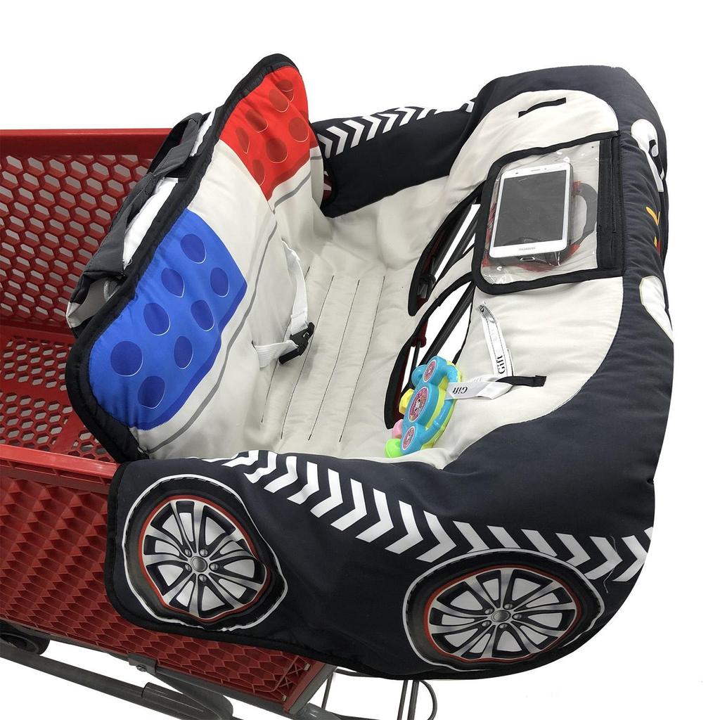 Bebek sandalyesi örtüsü karikatür çocuk alışveriş sepeti kapağı bebek sandalyesi için yüksek kalite