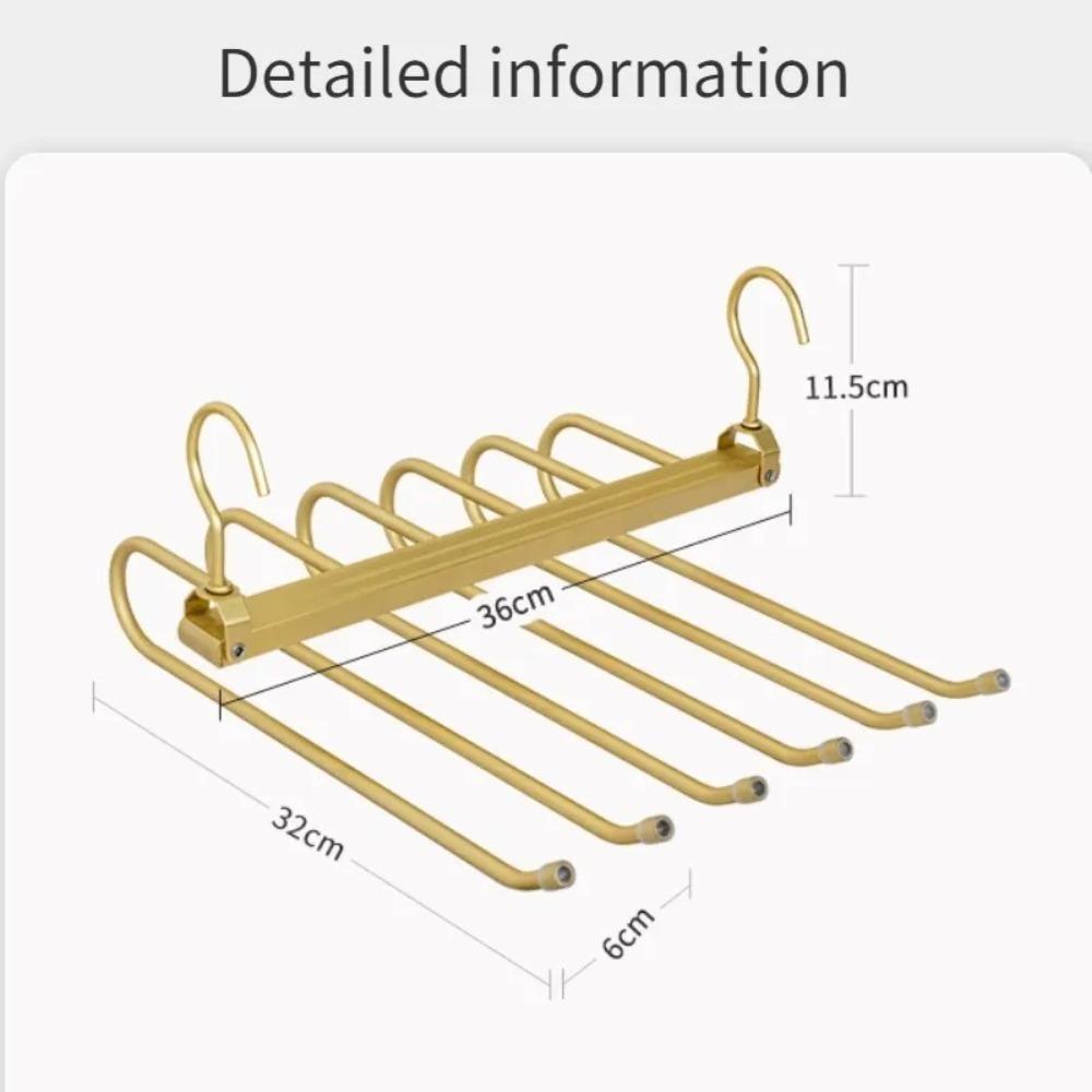 Folding Trouser Hanger Rotatable Clothes Hanger Racks New Drying Clothes Rack  Home
