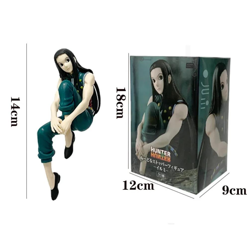 11.5-14cm Hunter×Hunter Anime Figure Kurapika Action Figure Chrollo Illumi Hisoka Figurine Collection Noodle Stopper Model Toys