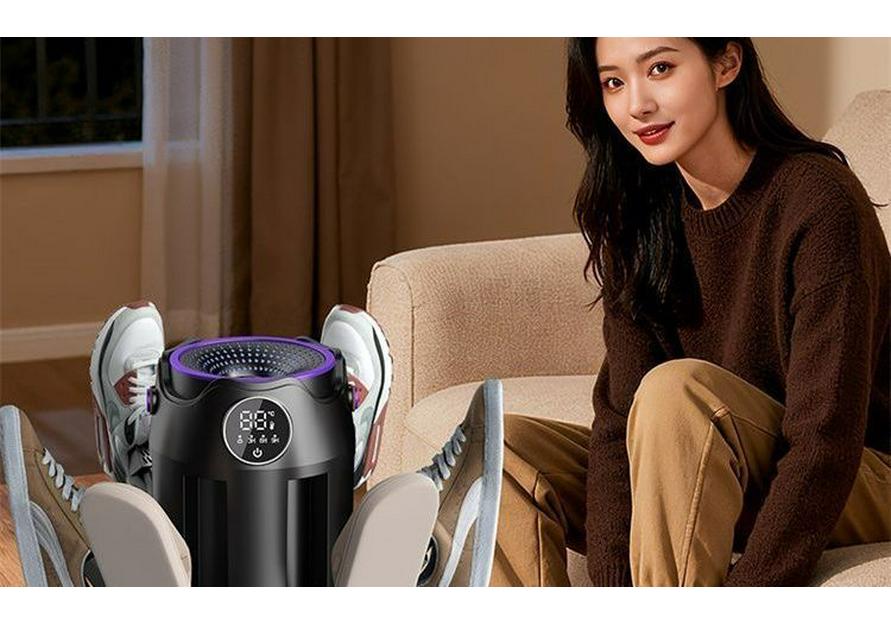 Portable Folding Smart Shoe Dryer with Quick Dry Timer and Deodorizing Sterilization