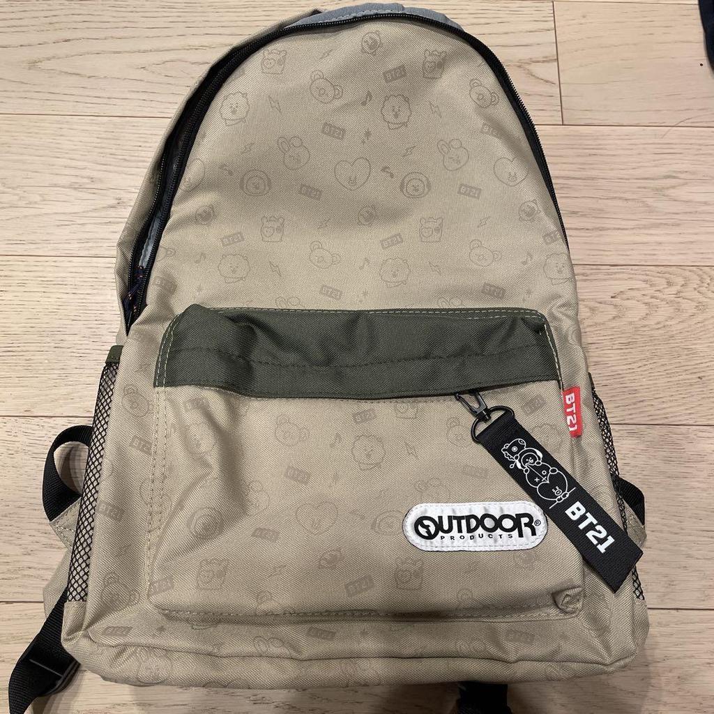 [USED] OUTDOOR PRODUCTS BT21 Beige Backpack