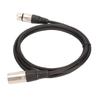 XLR Stecker auf Buchse Mikrofonkabel 1,5 Meter Plug and Play Klarer HiFi-Sound Kabel für KTV-Lautsprecher Heimkinos