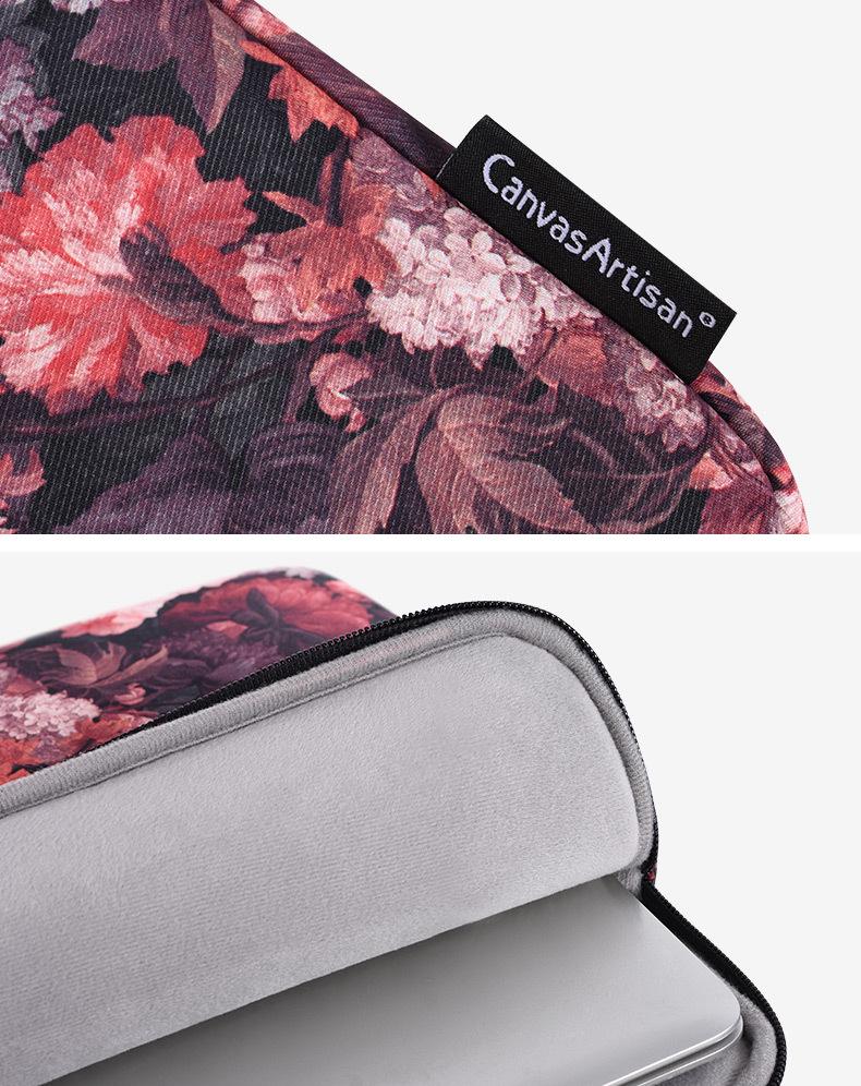 17-tommers digitaltrykt laptop-sleeve