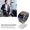 Alloy Watch LED Digital Display Quick Release Fashionable Men Watch for Daily Business