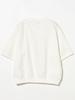 Beams Boy S/S Sweatshirt Sanca High Gauge Short Sleeve Sweatshirt Women's White 0