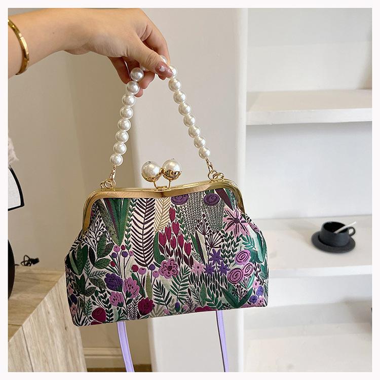 Новая китайская антикварная сумка женская модная элегантная сумка-клатч женская сумка через плечо сумка-мессенджер в стиле ципао фиолетовый
