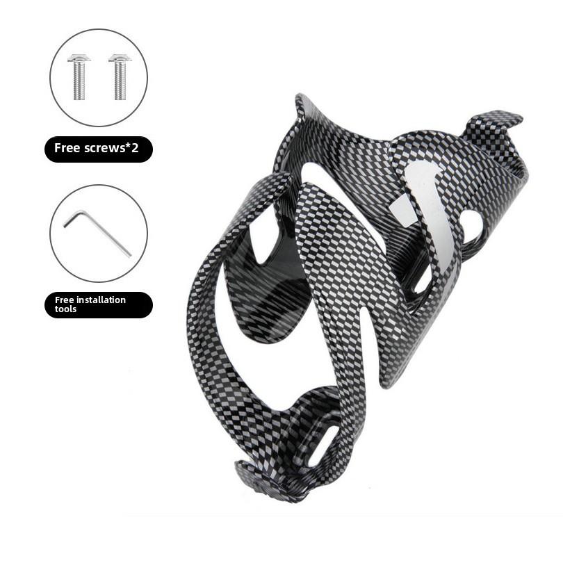 Bike Water Bottle Holder Plastic Carbon Fiber Water Bottle Cage Road Bikes Mountain Bicycle Water Bottl Holder Riding Accessorie