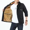 Vêtements d'hiver pour hommes Grande taille Vêtements décontractés en velours rembourrés en coton Vestes d'extérieur pour hommes Taille moyenne et longue Grande taille Extérieur